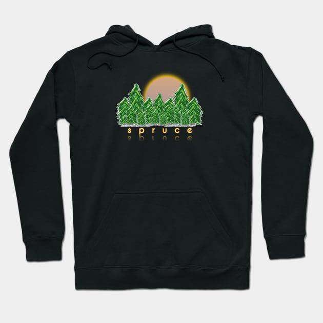 spruce Hoodie by bulbulstore